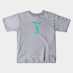 Upsilon Pineapple Letter Kids T-Shirt